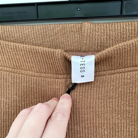 Smash + Tess Zoe Straight Leg Pants in Cinnamon Brown size XS - Picture 2 of 6